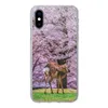 MuchoWow® Handyhülle Schutzhülle Hülle für iPhone X Hirsch Produktbild-Vorschau 1