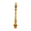 A close-up, front-facing view of a vintage-style gold faucet against a white background. Podgląd zdjęcia produktu