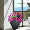 Blumentopf 39cm Pflanzkübel 36L Grau Kunststoff Pflanztopf Produktbild-Vorschau 5