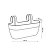 Jardinière de balustrade Vibia Campana easy hanger large, Voir les images du produit 4