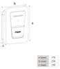 EVCS Hager witty one 11kW 3f RFID Bluetooth charging Anteprima dell’immagine prodotto 2