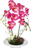 Künstliche orchideen komposition keramikvase h46cm  - Produktbild-Vorschau 4