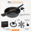 DIVORY Schmorpfanne 28cm Induktion, Servierpfanne mit Produktbild-Vorschau 5