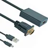 Gembird A-VGA-HDMI-01 Videokabel-Adapter 0 15 m HDMI Typ A Produktbild-Vorschau 5