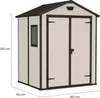 Zahradní domek Keter MANOR 6 x 5 DD béžový, s podlahou Anteprima dell’immagine prodotto 3