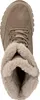 Top-down view of a beige winter boot with fur lining. Produktbild-Vorschau