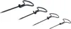 Four hand drills of varying sizes are arranged diagonally on a white background. Produktbild-Vorschau