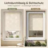 Blickdicht Rollo Seitenzugrollo ohne Bohren Klemmfix Muster Produktbild-Vorschau 3