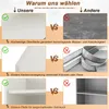 Nowoczesna komoda z 2 otwartymi półkami i 3 wysuwanymi Podgląd zdjęcia produktu 5