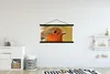 MuchoWow® Textilposter Vogel - Rotkehlchen - Porträt 120x60 Produktbild-Vorschau 2