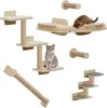 7 tlg. Katzen Kletterwand Set, Wandkratzbaum Produktbild-Vorschau 2