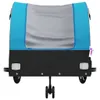 vidaXL Rimorchio per biciclette nero e blu 45 kg di ferro Anteprima dell’immagine prodotto 5