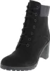 A black Timberland boot with laces and a thick heel, shown against a white background. Podgląd zdjęcia produktu