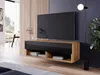 Tavolino per TV CALIBURI 100 - rovere wotan / nero lucido Anteprima dell’immagine prodotto 6