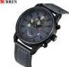 CURREN neue Marken-Mode-Quarz-Mann-Uhr Kunstleder-W / Produktbild-Vorschau 1