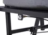A close-up view of a chair's mechanism and cushion. Produktbild-Vorschau