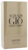 Schlichte beigefarbene Verpackung von Acqua di Giò Absolu Eau de Parfum mit schwarzem Logo und Giorgio-Armani-Schriftzug. Produktbild-Vorschau