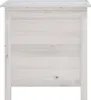 vidaXL Gartentruhe Weiß 50x49x56,5 cm Massivholz Tanne Produktbild-Vorschau 4