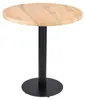 Tischplatte Joan | 70 x 70 cm| Holz | Farbe: Eiche | Rund | Produktbild-Vorschau 3