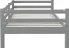 vidaXL Denná posteľ Grey Solid Pine 90x200 cm Náhľad obrázku produktu 7