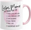 Kaffee-Tasse Muttertag Mama ich danke dir für alles Produktbild-Vorschau 1