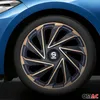 Sparco Radkappen 15 Zoll Varese Gold Schwarz 4tlg Produktbild-Vorschau 2
