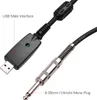USB audio kábel pre gitaru – USB konektor (samec) na 6,35 Náhľad obrázku produktu 4