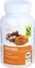 A white bottle of Raab Vitalfood Curcuma tablets with turmeric root and powder shown on the label. Anteprima dell’immagine prodotto