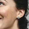 Pandora Funkelnde Unendlichkeits-Herz Ohrstecker 292667C01 Produktbild-Vorschau 3