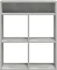 Maison Exclusive - Estantería para libros, color gris Vista previa de la imagen del producto 4