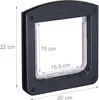 Dvere pre domáce zvieratá 4 spôsoby, čierna RD24155 Náhľad obrázku produktu 4