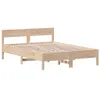 vidaXL Letto in legno massiccio senza materasso 140x200 cm Anteprima dell’immagine prodotto 3