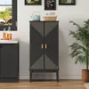 Armoire de cuisine Merax Buffet à 2 portes et 5 Voir les images du produit 3