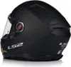A black LS2 motorcycle helmet shown from the side. Anteprima dell’immagine prodotto