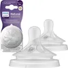 Product packaging with two baby bottle teats displayed. Produktbild-Vorschau