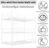Sweiko Schweres Dreifach-Rahmenbett mit eingebauter Leiter Produktbild-Vorschau 2