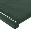 vidaXL Kopfteil mit Ohren Dunkelgrün 83x23x78/88 cm Samt Produktbild-Vorschau 5