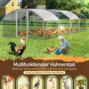 Kurnik Izrielar 3x8x2 m z dachem kopułowym, ocynkowana Podgląd zdjęcia produktu 5
