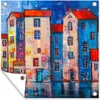 MuchoWow® 100x100 cm Outdoor-Poster Gartendeko Sichtschutz Produktbild-Vorschau 1