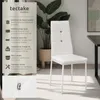Lot de chaises avec strass - blanc, Lot de 4 Voir les images du produit 2