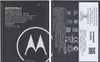 Two Motorola batteries shown side-by-side, one with the front facing the camera and the other with the back. Voir les images du produit