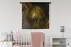 MuchoWow® Wandteppich Wandbehang Dschungel - Palme - Gold Produktbild-Vorschau 1
