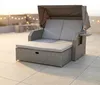 Mucola Strandkorb Rattan Sonnenbett mit verstellbarem Dach Produktbild-Vorschau 7