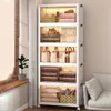 5 couches Armoire pliablePolyvalente en plastique，Armoires Voir les images du produit 5
