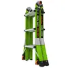 A green, multi-functional telescopic ladder is shown against a white background. Podgląd zdjęcia produktu
