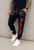 Herren Jogginghose | Monte Carlo 592  Schwarz/Rot L Produktbild-Vorschau 7