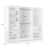 Schwebetürenschrank VOX II 200 cm – Kleiderschrank mit Produktbild-Vorschau 4