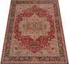 Vintage Boho moderner Wohnzimmerteppich Kurzflor waschbar Produktbild-Vorschau 7