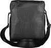 Schwarze Herrenschultertasche mit recyceltem Polyester und Produktbild-Vorschau 2