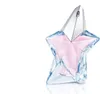 A star-shaped perfume bottle with pink liquid inside and a silver cap, set against a white background. Podgląd zdjęcia produktu